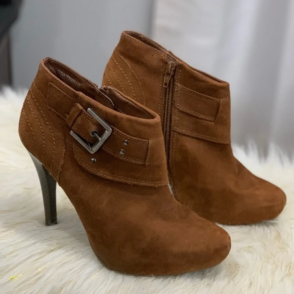 Via Marte brown boots size 6